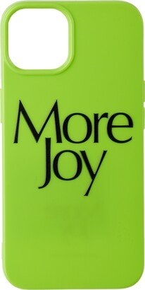 Green 'More Joy' iPhone 13 Case