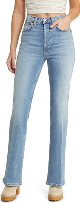 '70s High Waist Ankle Bootcut Jeans-AB