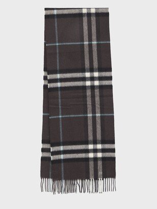 Check Cashmere Scarf-AC