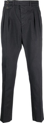 Pleat-Detail Tapered Trousers-AF