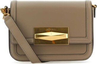 Diamond Foldover-Top Crossbody Bag-AA