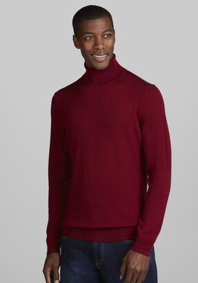 Big & Tall Men's Tailored Fit Merino Wool Turtleneck Sweater