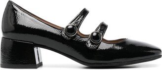 Helena 45mm leather pumps