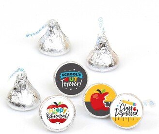 Big Dot Of Happiness Teacher Retirement - Party Round Candy Sticker Favors (1 sheet of 108)