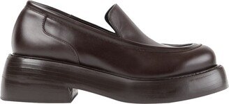 Marron Leather Loafer