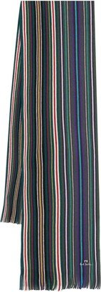 Men Scarf Spectrum Stripes