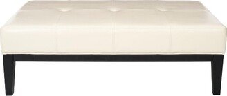 Fulton Rectangle Cocktail Ottoman - Flat Cream