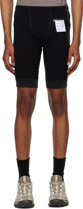 Black Cargo Shorts-AA