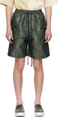 Green Drawstring Shorts