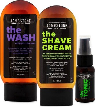 Tombstone For Men The Supreme Beard Care Kit - The Wash, The Shave Cream, & The Tonic-AA