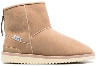 Shearling-Lined Snow Boots