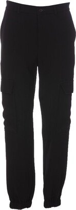 Elasticated Ankle Tapered Trousers-AB