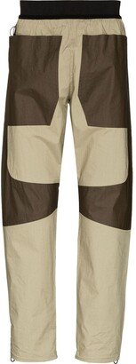 RANRA Colour-Block Straight-Leg Trousers