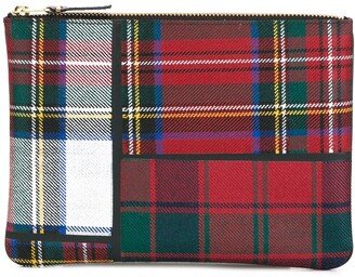 Tartan Patchwork Clutch