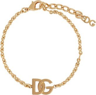 Link bracelet with logo