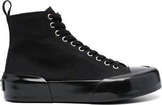 High-Top Canvas Sneakers