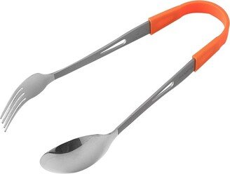 TOAKS Titongs Titanium Spoon and Fork Set with Nylon Connector