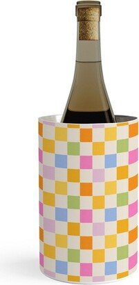 Iveta Abolina Eclectic Checker Check Cream Wine Chiller