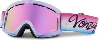 VonZipper Trike (White/Smoke Pink) Snow Goggles