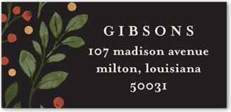 Address Labels: Festive Spirit Address Label, Grey, Address Label, Matte