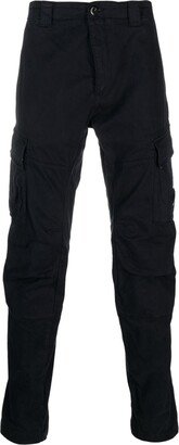 Logo-Plaque Tapered-Leg Trousers-AC