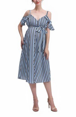 Hayley Cold Shoulder Maternity/Nursing Sundress