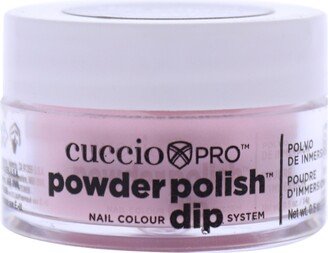 Pro Powder Polish Nail Colour Dip System - Rose Petal Pink by Cuccio Colour for Women - 0.5 oz Nail Powder