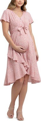 Vanessa Floral Print Maternity/Nursing Dress