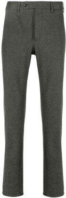 PT Torino Slim-Cut Mid-Rise Trousers