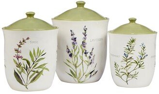 Fresh Herbs Canister Set 3Pc.-AA