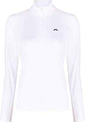 Lauryn half-zip mid-layer top