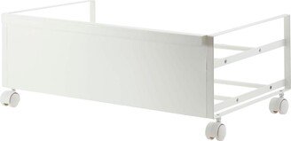 Yamazaki Frame Rolling Shoe Rack White