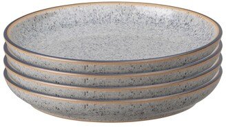 Studio Craft Grey 4 Piece Small Coupe Plate Set