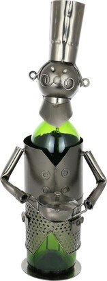 Chef with Pot Wine Bottle Holder