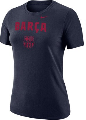 FC Barcelona Women's Soccer T-Shirt in Blue