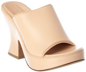 Leather Platform Sandal-AF