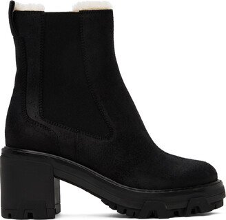 Black Shiloh Shearling Boots