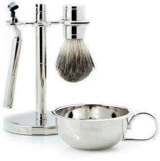 Fusion Razor & Badger Brush Set