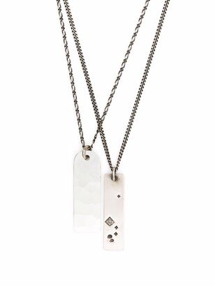 Double Dog Tag Necklace