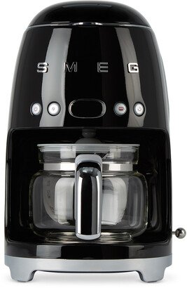 Black Retro-Style Drip Coffee Maker, 1.2 L