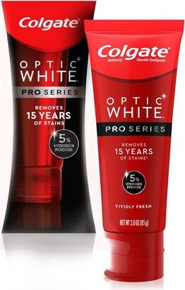 Optic White Pro Series Whitening Toothpaste with 5% Hydrogen Peroxide - Vividly Fresh - 3oz