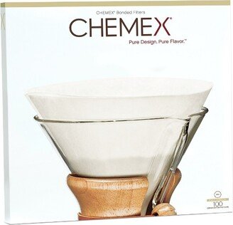 Chemex Bonded Filter - Unfolded Full Circle - 100 ct - Exclusive Packaging