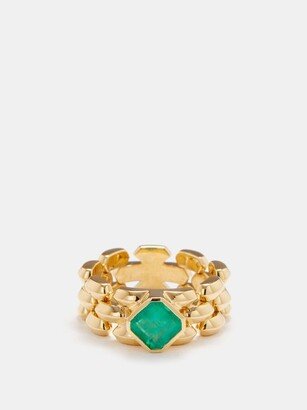 Cleo Emerald & 18kt Gold Ring