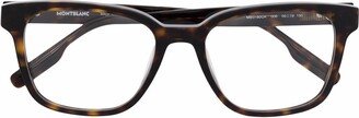 Tortoiseshell Square Glasses-AC