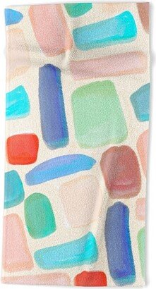 Sewzinski Stones and Clay Beach Towel