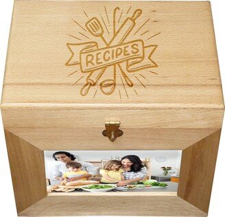 Recipe Box, Personalized Family Gift, Gift For Chefs, Her, Mother's Day Gift, Christmas Gift