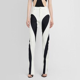 Woman Black&white Jeans