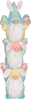 Resin 10 White Easter Stacked Easter Gnome Decor - N/A