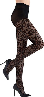 Venetian Scroll Sheer Tights