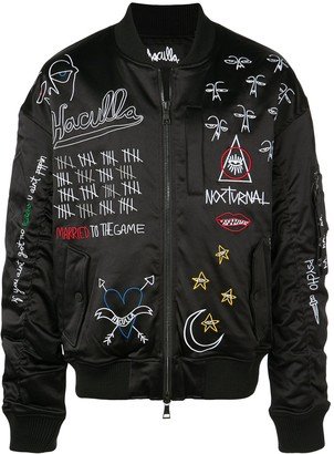 Nocturnal bomber jacket